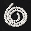 Synthetic Howlite Beads Strands G-K340-B06-01-2