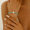 Chic Synthetic Turquoise Adjustable Slider Bracelets for Women's Fashion Accessories ZZ6600-5