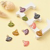 10Pcs 5 Colors Alloy Enamel Pendants FIND-YW0003-71-5