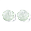 Transparent Spray Painted Imitation Jade Glass Beads GLAA-Q089-003-E003-3