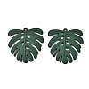 Spray Painted Alloy Pendants X-PALLOY-T077-117B-RS-1