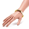 Imitation Jade Acrylic Curved Tube Beaded Stretch Bracelet for Women BJEW-JB08436-02-3