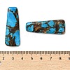 Assembled Bronzite and Synthetic Turquoise Pendants G-R437-05-3
