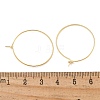 Brass Hoop Earring Findings KK-H503-33G-02-3