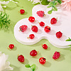 16Pcs Handmade Lampwork Pendants PALLOY-TAC0207-5