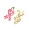 Alloy Enamel Pendants FIND-Z110-01G-02-2