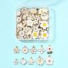 76Pcs 19 Styles Alloy Enamel Pendants ENAM-FS0004-23-5