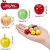 60Pcs 4 Styles Mini Artificial Apple DJEW-CA0001-15-2