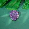 Natural Amethyst Teardrop Decorations PW-WG72051-08-1