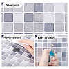 PET Self-Adhesive Mark Crystal Pattern Paper DIY-WH0223-11B-5