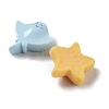Ocean Theme Opaque Resin Cabochons CRES-M026-02-2