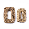 Handmade Reed Cane/Rattan Woven Linking Rings X-WOVE-T006-009B-2