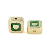 Rack Plating Alloy with Acrylic Beads FIND-B037-01G-02-2