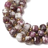 Natural Plum Blossom Tourmaline Beads Strands GG-CBAC972-A02-01-4