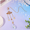 1Pc Faceted Glass Sun Catcher Pendant Decorations AJEW-TA0002-88-3
