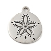 Non-Tarnish 201 Stainless Steel Pendants X-STAS-E015-04P-1