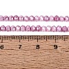 Anti-Tarnish Dyed Rondelle Glass Beads Strands EGLA-T021-3mm-17-12-4