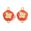Brass Enamel Magnetic Clasps KK-C066-19G-1