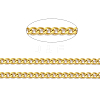 3.28 Feet Brass Curb Chains X-CHC-G005-26G-1