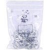 Iron Swivel Clasps with Key Rings IFIN-PH0023-12P-8