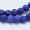 Natural Lava Rock Beads Strands G-F531-8mm-G12-3