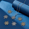 12Pcs 2 Colors 201 Stainless Steel Pendants STAS-UN0059-74-5
