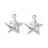 Non-Tarnish 304 Stainless Steel Pendants STAS-C003-14P-2