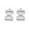 Tarnish Resistant 304 Stainless Steel Charms STAS-K215-15P-2