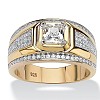 Square Alloy with Crystal Rhinestone Finger Rings FS-WG4A2D8-13-1