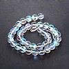 Synthetical Moonstone Round Beads Strands G-M049-10mm-02J-2