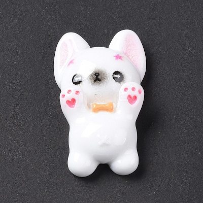Opaque Resin Cabochons RESI-G065-01A-1