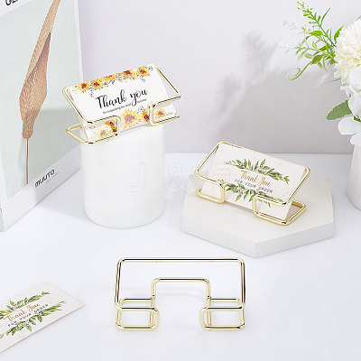 Iron Business Card Holder AJEW-WH0470-89G-1