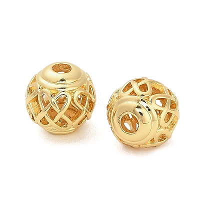 Brass Beads KK-K374-09G-1