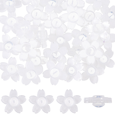 30Pcs Acrylic Ear Nuts FIND-HS0002-42-1