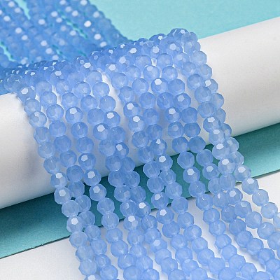 Imitation Jade Glass Beads Stands EGLA-A035-J4mm-D03-1