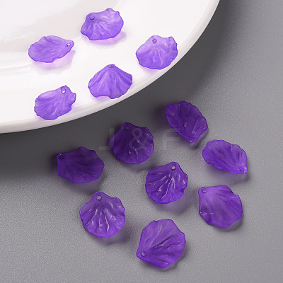 Transparent Frosted Acrylic Pendants MACR-S371-01A-747-1