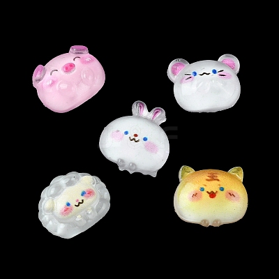 Translucent Resin Cabochons X-RESI-E039-02-1