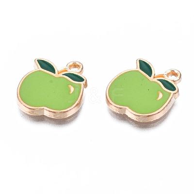 Alloy Enamel Charms X-ENAM-S115-020-1