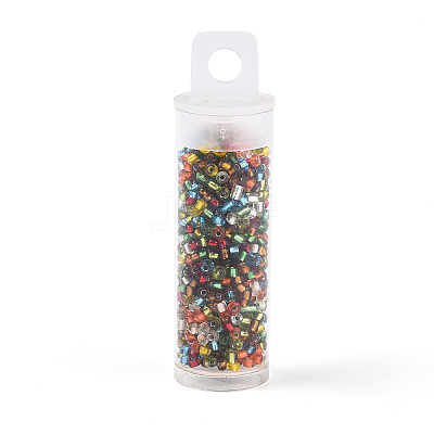 7 Bottles DIY Glass Seed Beads Sets DIY-N006-02G-1