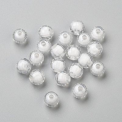 Transparent Acrylic Beads TACR-S086-08mm-01-1