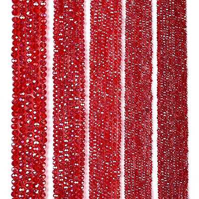 Electroplate Glass Beads Strands LS-EGLA-A044-T8mm-B01-1