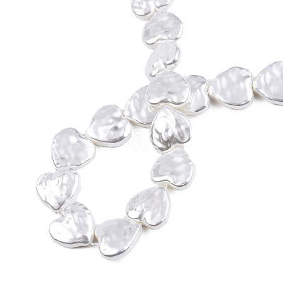 ABS Plastic Imitation Pearl Beads Strands KY-N015-09-B01-1