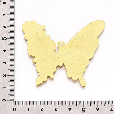 Rack Plating Alloy Enamel Big Pendants ENAM-N056-398E-G-1