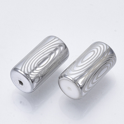 Electroplate Glass Beads EGLA-N003-02F-1