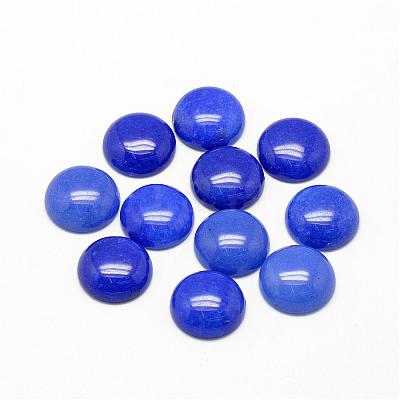 Natural White Jade Cabochons G-R416-14mm-03-1