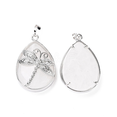 Natural Quartz Crystal Pendants G-G900-01P-16-1