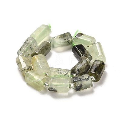 Natural Prehnite Beads Strands G-N327-06-25-1