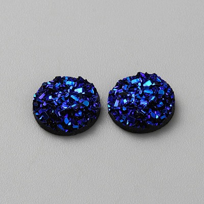 Druzy Resin Decoden Cabochons RESI-WH20007-01M-1