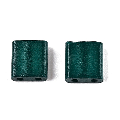 2-Hole Baking Paint Glass Seed Beads SEED-S023-17C-35-1