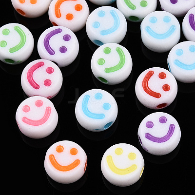 Opaque Craft Acrylic Beads X-MACR-S369-003B-01-1